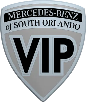 Mercedes Benz South Orlando V I P Logo PNG Image