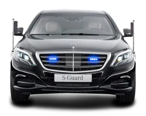 Mercedes S Guard Vehicle Front View PNG Image