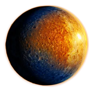 Mercury Planet With Sun Flare Png Uwq10 PNG Image