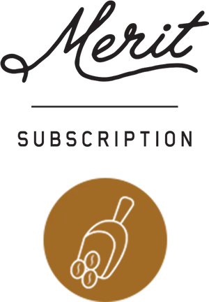 Merit Coffee Subscription Logo PNG Image