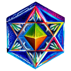 Merkaba Star Sacred Geometry Png Mod18 PNG Image