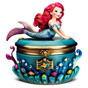 Mermaid Music Box Png Kmq PNG Image