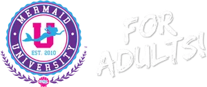 Mermaid University For Adults Logo PNG