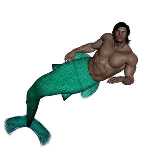 Merman_ Fantasy_ Creature PNG Image