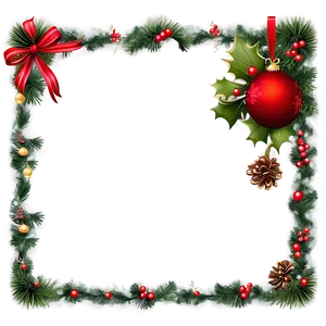 Merry Christmas Border Png 72 PNG Image