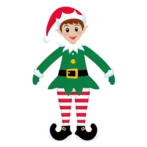 Merry Christmas Elf Design Png Vyd36 PNG Image