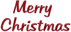 Merry Christmas Text Graphic PNG Image