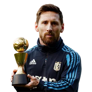 Messi And Trophies Png Poc95 PNG Image