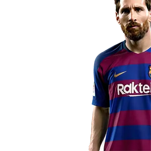 Messi Barcelona Uniform Png Vax PNG Image