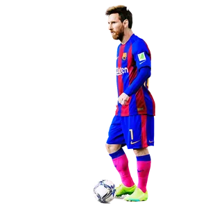 Messi Free Kick Pose Png 50 PNG Image