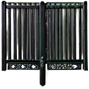 Metal Fence A PNG Image