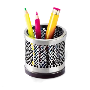 Metal Mesh Pencil Holder Png Fhq86 PNG Image