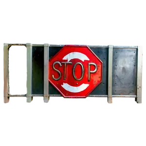 Metal Stop Sign Png Uib PNG Image