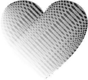 Metallic Texture Heart Transparent Background PNG Image