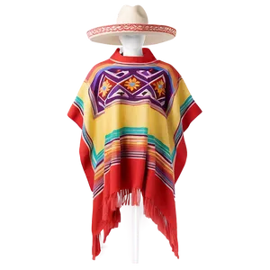 Mexican Poncho Accessory Png Orx4 PNG Image