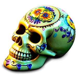 Mexican Skull Art Png 06112024 PNG Image