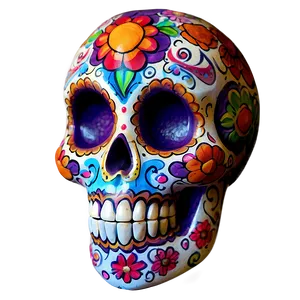 Mexican Skull Art Png Rnh32 PNG Image