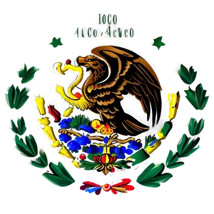 Mexico Eagle Emblem Png Gnv37 PNG Image