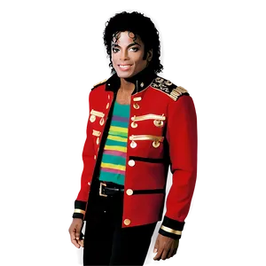 Michael Jackson Red Jacket Png 06252024 PNG Image