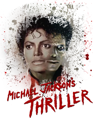 Michael Jackson Thriller Transformation PNG Image