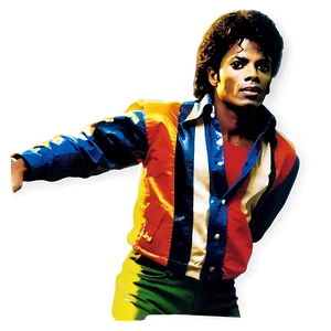 Michael Jackson Thriller Vinyl Cover Png 06252024 PNG Image