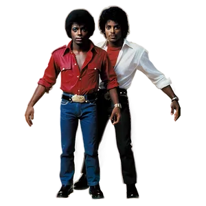 Michael Jackson Thriller Vinyl Cover Png 06252024 PNG Image