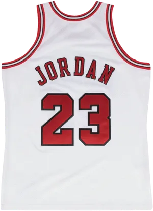 Michael Jordan23 Basketball Jersey PNG Image