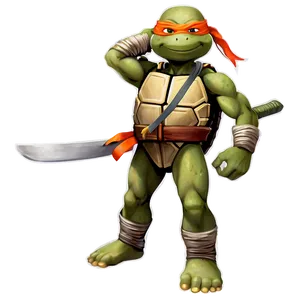 Michelangelo Ninja Turtle Png Lqb22 PNG Image