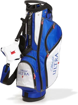 Michelob Ultra Branded Golf Bag PNG Image