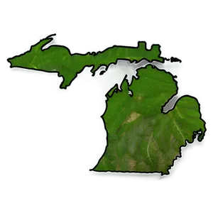 Michigan Outline C PNG Image