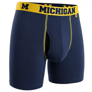 Michigan University Boxer Shorts PNG Image