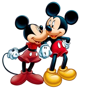 Mickey And Minnie Cartoon Png Aaq PNG Image