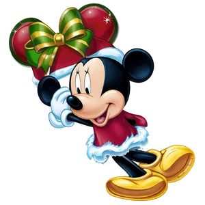 Mickey And Minnie Christmas Png Dyc PNG Image