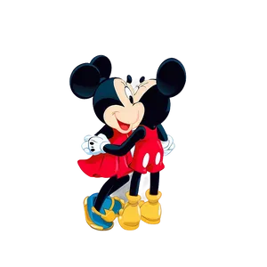 Mickey And Minnie Cute Pose Png 06122024 PNG Image