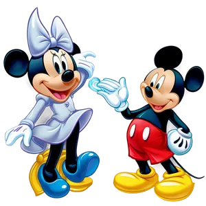 Mickey And Minnie Dancing Png Ejk PNG Image