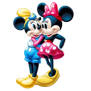 Mickey And Minnie Love Png Vvl68 PNG Image