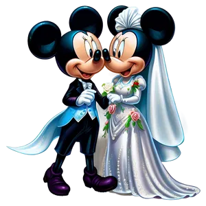 Mickey And Minnie Wedding Png 56 PNG Image