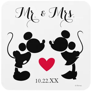 Mickey Minnie Wedding Date PNG Image