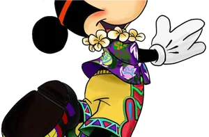 Mickey Mouse Aloha Shirt PNG Image