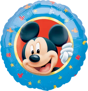 Mickey Mouse Balloon Smile PNG Image