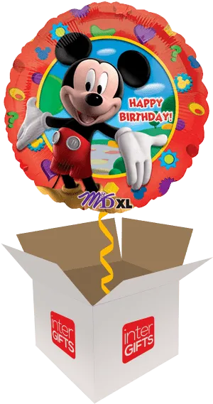 Mickey Mouse Birthday Balloon PNG Image