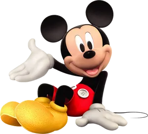 Mickey_ Mouse_ Classic_ Pose PNG Image