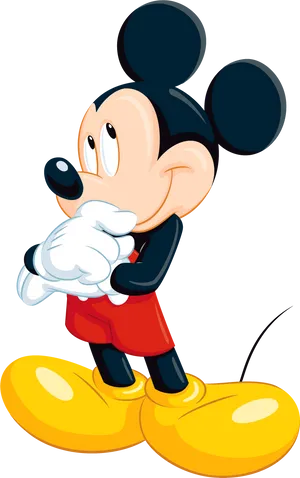 Mickey_ Mouse_ Classic_ Pose PNG Image