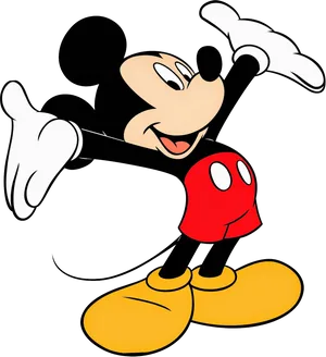 Mickey_ Mouse_ Classic_ Pose PNG Image