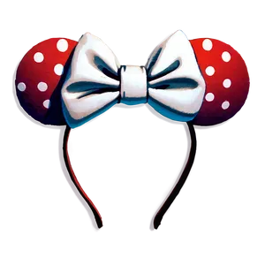 Mickey Mouse Ears With Bow Png Yvo20 PNG Image