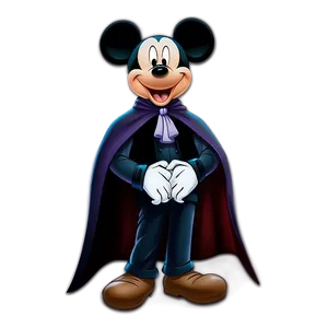 Mickey Mouse Halloween Vampire Png Kht93 PNG Image