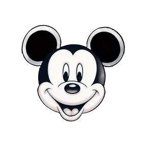 Mickey Mouse Head Silhouette Png 25 PNG Image