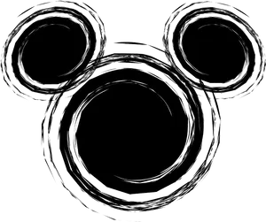 Mickey Mouse Icon Sketch PNG Image