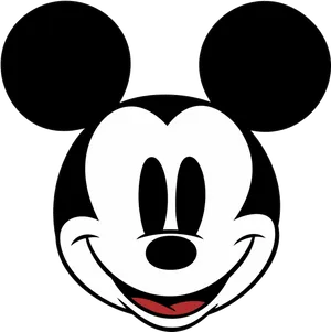 Mickey_ Mouse_ Iconic_ Smile PNG Image