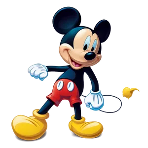 Mickey Mouse Pose Silhouette Png 06202024 PNG Image